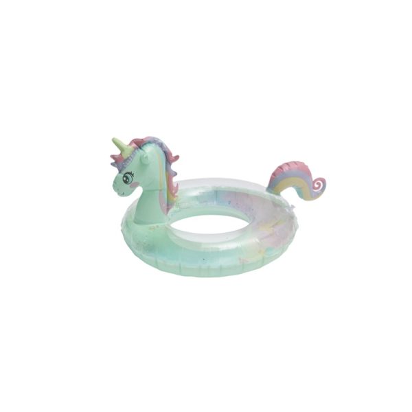 Leading Sequined Rainbow Horse - Green