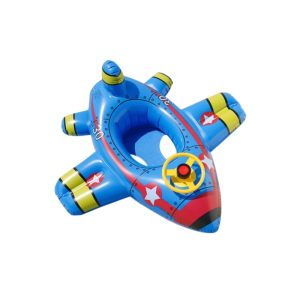 Blue Airplane-Shaped Steering Wheel Grip
