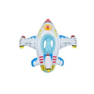 White Aircraft-Shaped Steering Wheel Grip